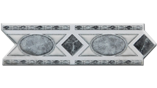 Brau decorativ faianta baie / bucatarie 757 Multi  6 x 20