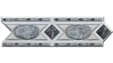 Brau decorativ faianta baie / bucatarie 757 Multi  6 x 20