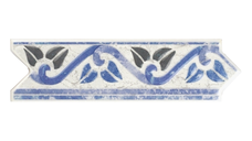 Brau decorativ faianta baie / bucatarie DV 6024 Azul  6 x 20