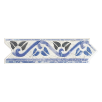 Brau decorativ faianta baie / bucatarie DV 6024 Azul  6 x 20 - 1