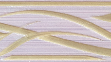 Brau decorativ faianta baie / bucatarie Sorely Lila  7 x 40