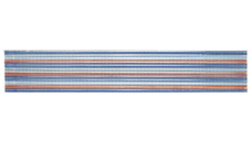 Brau decorativ faianta baie / bucatarie Textline Blue  7 x 40