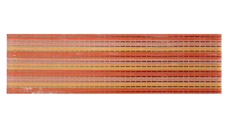 Brau decorativ faianta baie / bucatarie Textline Caramel  7 x 25