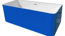 Cada baie freestanding Bella WB-834  acril  170 x 75 x 58 cm  albastru