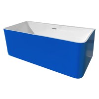 Cada baie freestanding Bella WB-834  acril  170 x 75 x 58 cm  albastru - 1