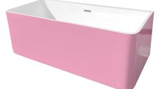 Cada baie freestanding Bella WB-834  acril  170 x 75 x 58 cm  roz