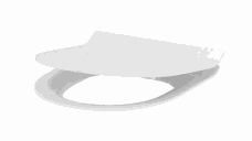 Capac WC Oval Slim Cersanit Crea K98-0177