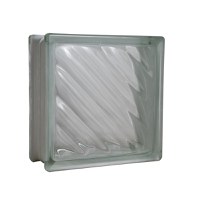 Caramida sticla transparenta Diagonal Wave - 2