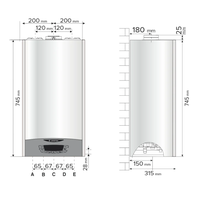 Centrala termica murala Clas One Ariston 24 KW  cu Wi-Fi si kit evacuare inclus - 5