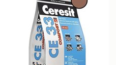 Chit pentru rosturi gresie si faianta Ceresit CE 33 Terra 2 Kg