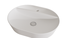 Chiuveta Celesta Vista 60 x 45 x 11.5 cm din ceramica alba mata