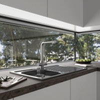 Chiuveta pentru blat  DE 102 Leinen  760 x 435 x 0 5  stanga - 3