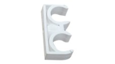 Clema dubla PPR  diametru 20 mm