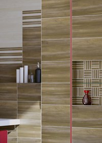 Faianta decorativa Ambio Brown Mosaic  25 x 40 - 2
