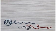 Faianta decorativa Lena Spiral Anthracite  25 x 40