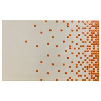 Faianta decorativa Tamara Orange  25 x 40 - 1