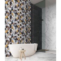 Faianta rectificata Arya White  33 x 99  lucioasa - 6