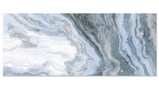 Faianta rectificata Azul Blue  30 x 75  lucioasa