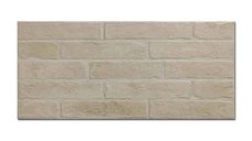 Gresie exterior / interior antiderapanta Tugla White  30 x 60 cm  mata  portelanata  tip piatra