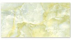 Gresie exterior / interior portelanata Onyx Emerald  60 x 120 cm  lucioasa  rectificata  tip marmura