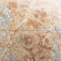 Gresie exterior / interior portelanata Rosso Delta Fantastic  60 x 120 cm  lucioasa  rectificata  tip marmura - 1