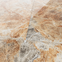 Gresie exterior / interior portelanata Rosso Delta Fantastic  60 x 120 cm  lucioasa  rectificata  tip marmura - 5