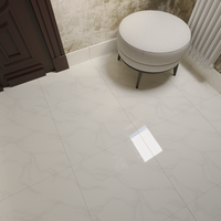 Gresie exterior / interior portelanata Soluble Salt Aziza  60 x 60 cm  lucioasa  rectificata  tip marmura - 3