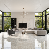 Gresie exterior / interior portelanata Soluble Salt Merry Gold  60 x 60 cm  lucioasa  rectificata - 2