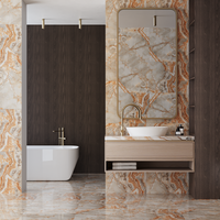 Gresie portelanata Exotic Brown  60X60  lucioasa - 2