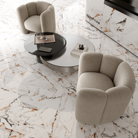Gresie portelanata rectificata Arbestaro Gold  60X120 cm  lucioasa - 4