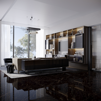 Gresie portelanata rectificata Armani Brown  60X120  lucioasa - 2