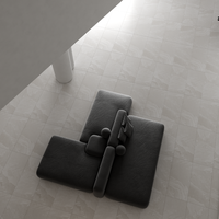 Gresie portelanata rectificata Austin White Carving  60X120  mata - 3