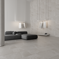 Gresie portelanata rectificata Austin White Carving  60X120  mata - 2