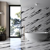 Gresie portelanata rectificata Black Panda Endless  60X120  lucioasa - 3