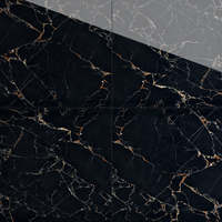 Gresie portelanata rectificata Black Potaro  60 x 60  lucioasa - 1
