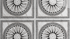 Gresie portelanata rectificata Carrara Decor Grey  60X60  lucioasa