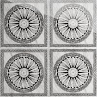 Gresie portelanata rectificata Carrara Decor Grey  60X60  lucioasa - 1