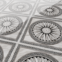 Gresie portelanata rectificata Carrara Decor Grey  60X60  lucioasa - 5