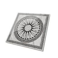 Gresie portelanata rectificata Carrara Decor Grey  60X60  lucioasa - 6