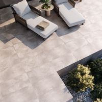 Gresie portelanata rectificata Cemento Crema Rustic  60X120  mata - 3