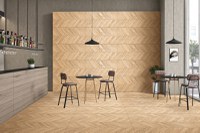 Gresie portelanata rectificata Chiron Pecan Carving  60X120 cm  mata - 2