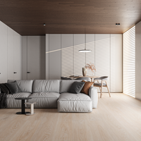 Gresie portelanata rectificata Crema Oak Wood  60X120  mata - 4