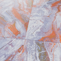 Gresie portelanata rectificata Dike Crimson  60X120  lucioasa - 6