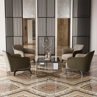 Gresie portelanata rectificata Electic Coffee  bookmatch B  60X120  lucioasa - 3