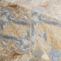 Gresie portelanata rectificata Enigma Blue  60X60  lucioasa - 1