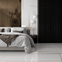 Gresie portelanata rectificata Jeff Lewis White  60X120 cm  lucioasa - 4
