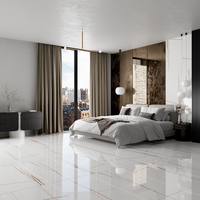 Gresie portelanata rectificata Jeff Lewis White  60X120 cm  lucioasa - 2