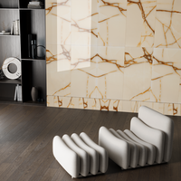 Gresie portelanata rectificata Loger Ivory  60X120  lucioasa - 3