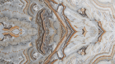 Gresie portelanata rectificata Marbo Brown  bookmatch B  60X120  lucioasa