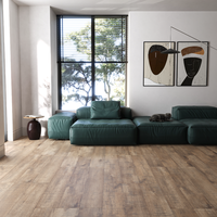Gresie portelanata rectificata Maso Tobacco Wood  60X120  mata  tip parchet - 2